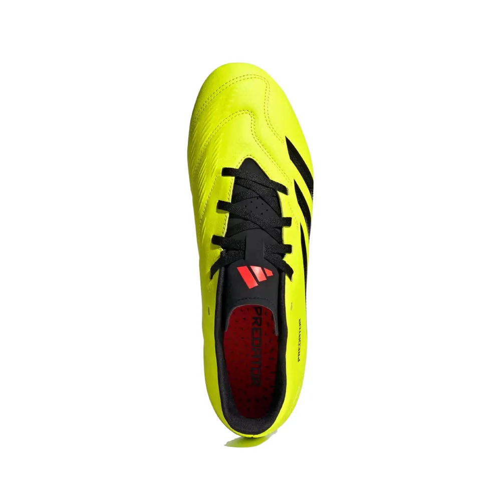 Adidas Unisex Perdator Club Flexible Ground Football Shoe (Team Solar Yellow/Core Black/Solar Red)