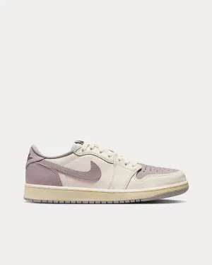 Air Jordan 1 Atmosphere Grey Low Top Sneakers