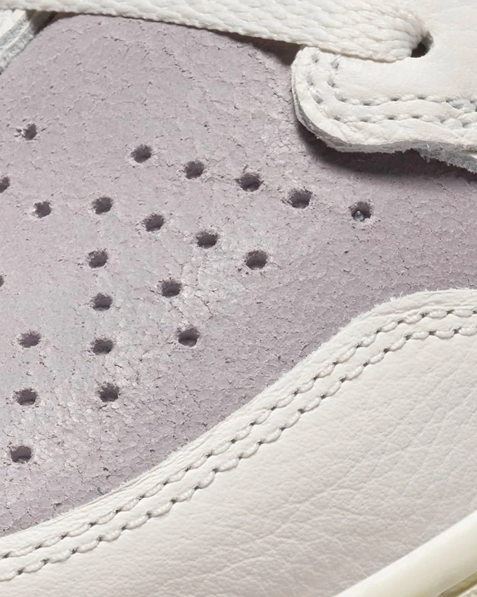 Air Jordan 1 Atmosphere Grey Low Top Sneakers
