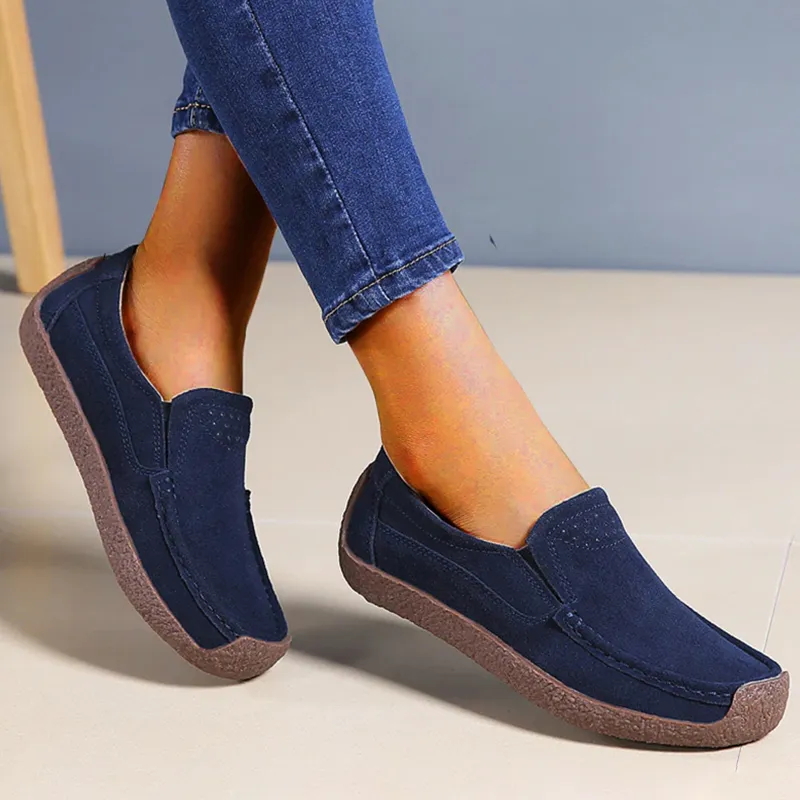 Belifi - Stylish casual sports flat bean snail shoes