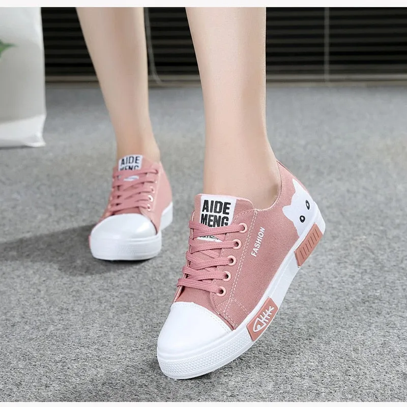 Cat Cartoon Canvas  Sneakers shoes