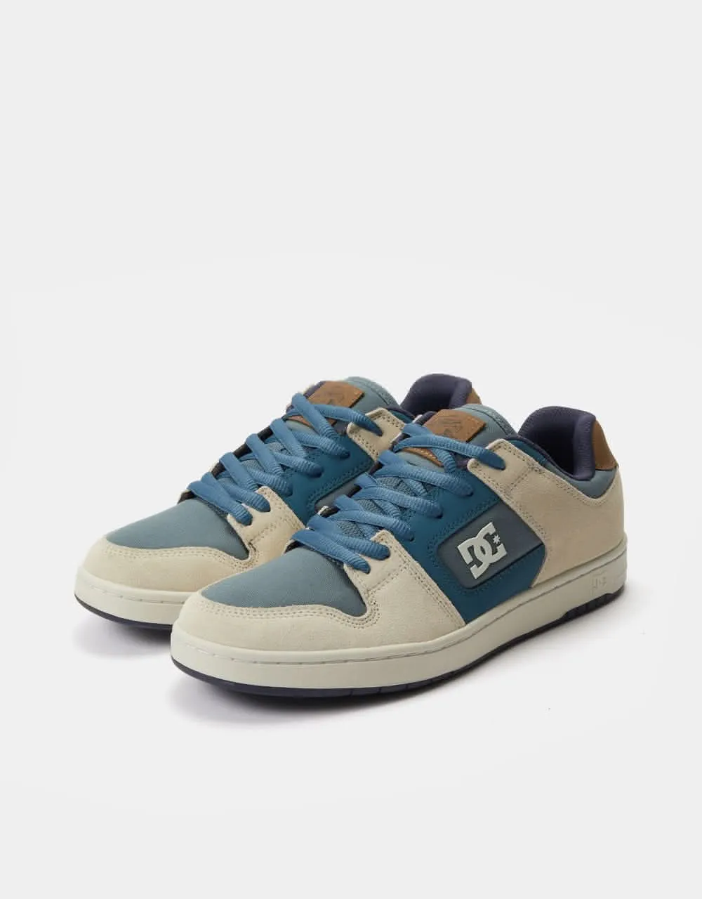 DC Manteca 4 Skate Shoes - Grey/Blue/White