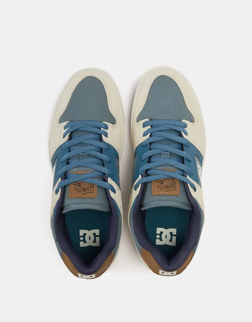 DC Manteca 4 Skate Shoes - Grey/Blue/White