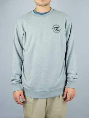 DC Shoes – Star Pilot Terry Cloth Crew Sweat Shirt – Heather Grey – 2XL Only Last