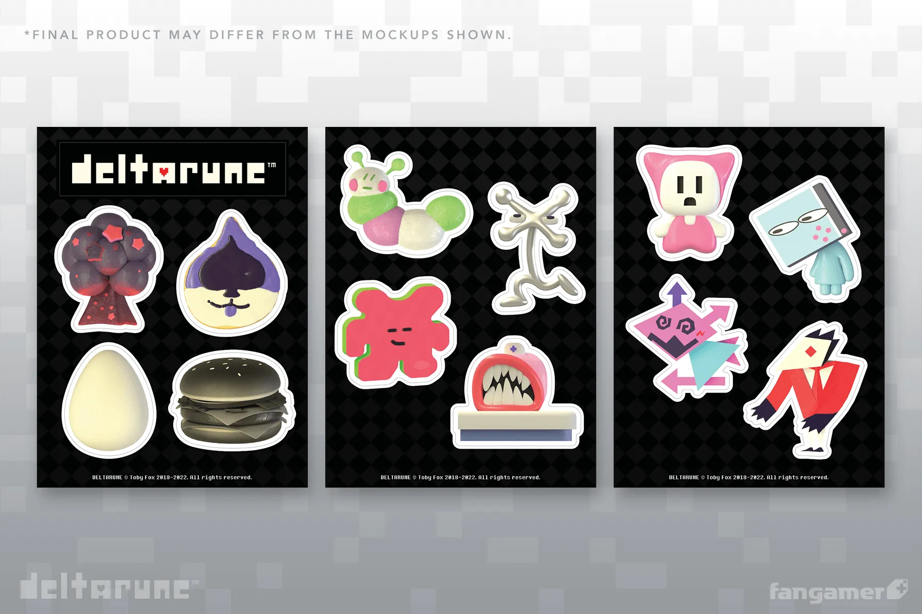 DELTARUNE NPC Sticker Sheet