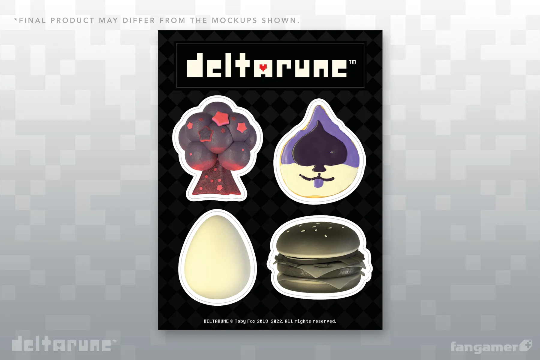 DELTARUNE NPC Sticker Sheet
