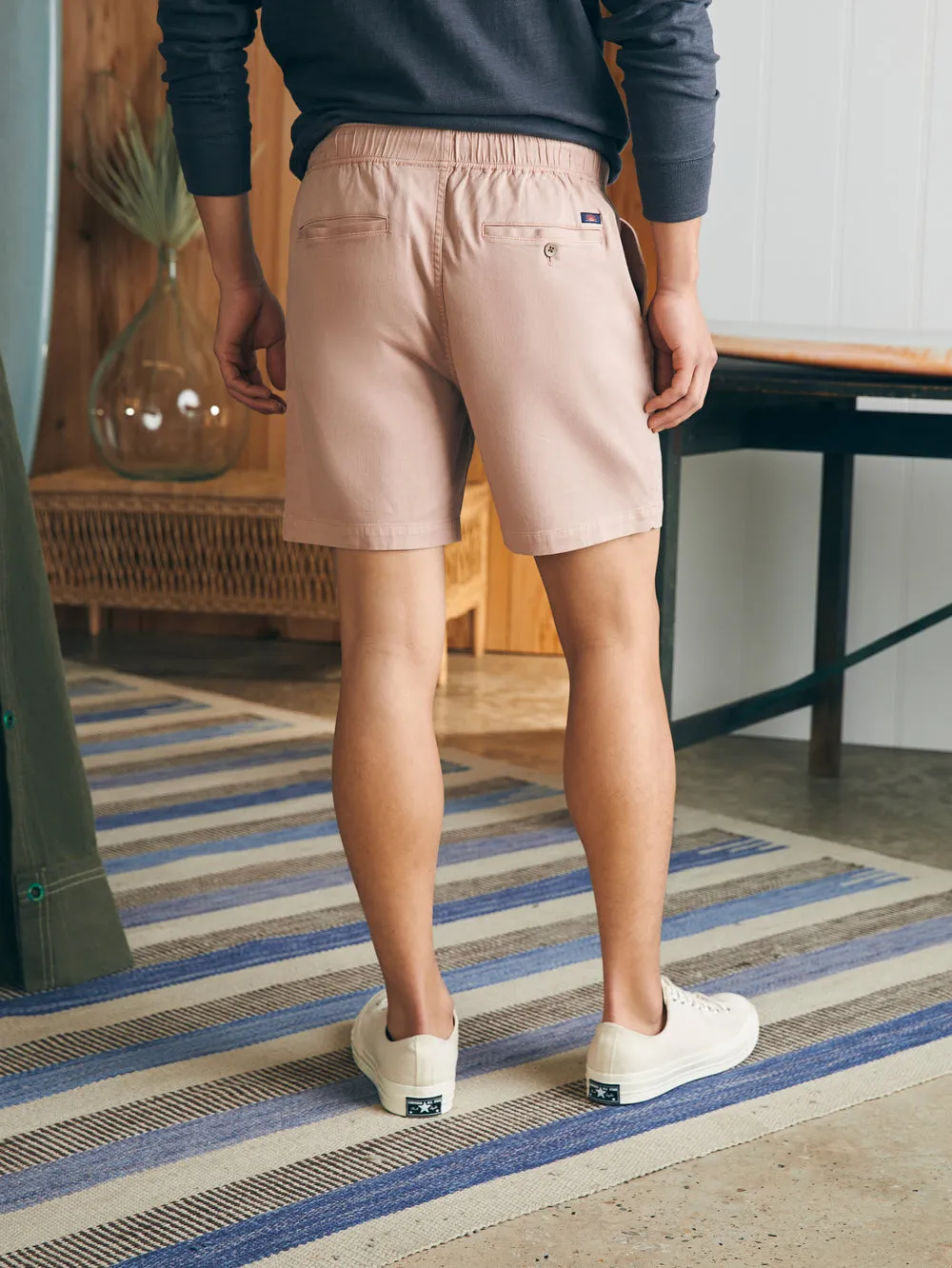 Essential Drawstring Short 6.5" Adobe