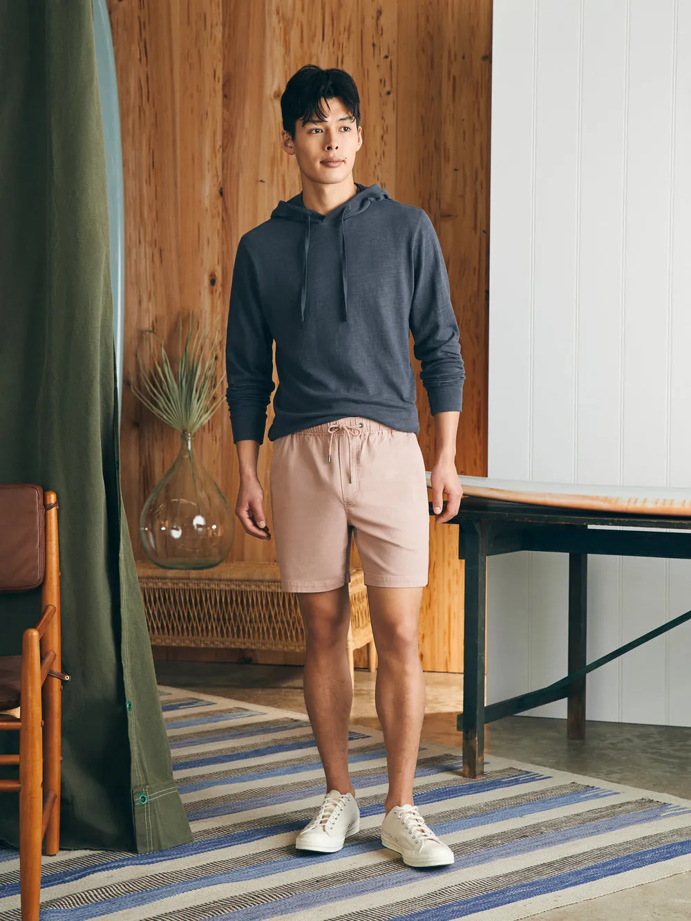 Essential Drawstring Short 6.5" Adobe
