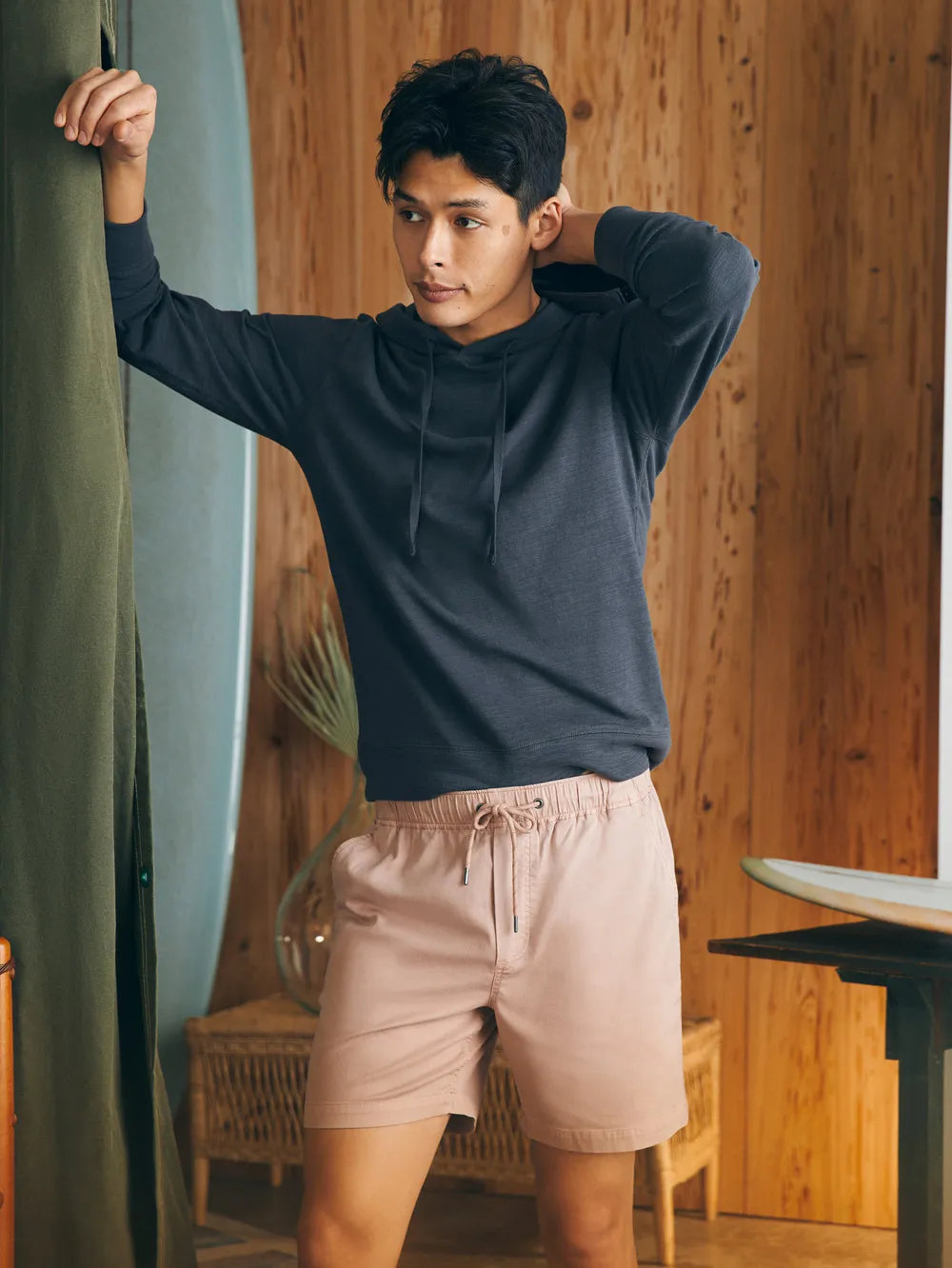 Essential Drawstring Short 6.5" Adobe