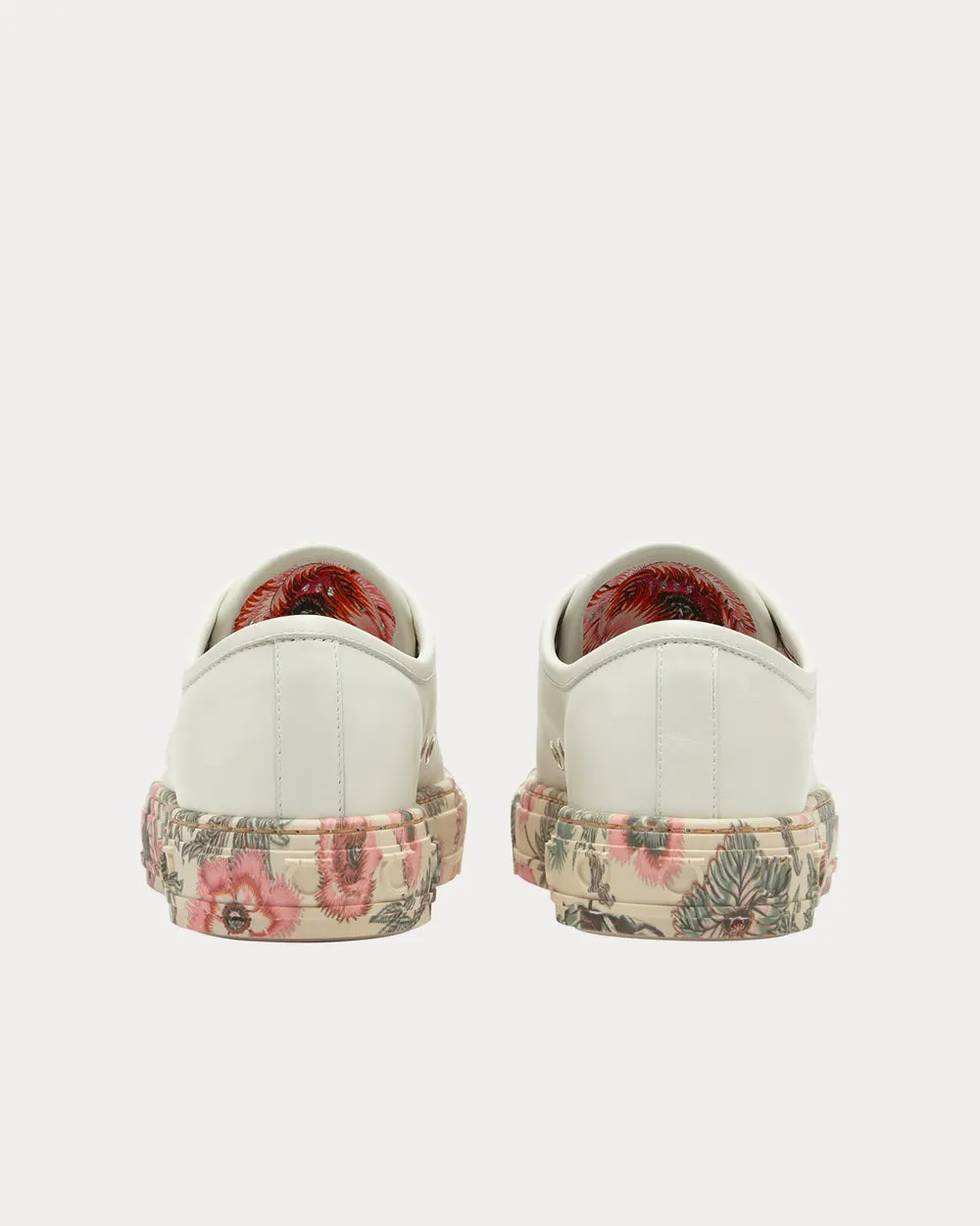 Gancini White Low Top Sneakers