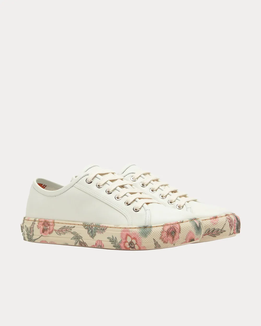 Gancini White Low Top Sneakers