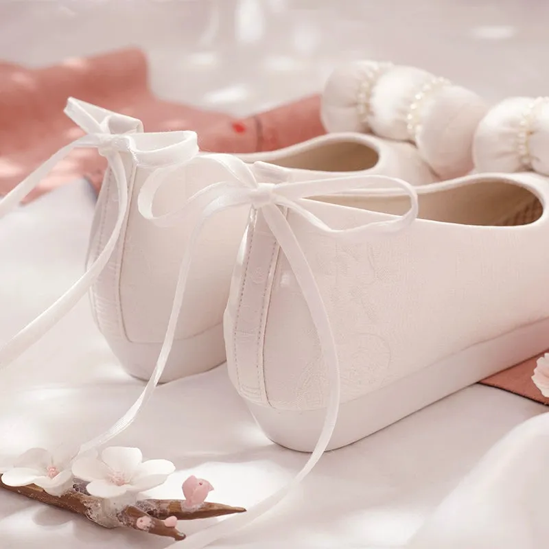 Green Grape 绿葡萄Tang Dynasty Pillow Head Shoes