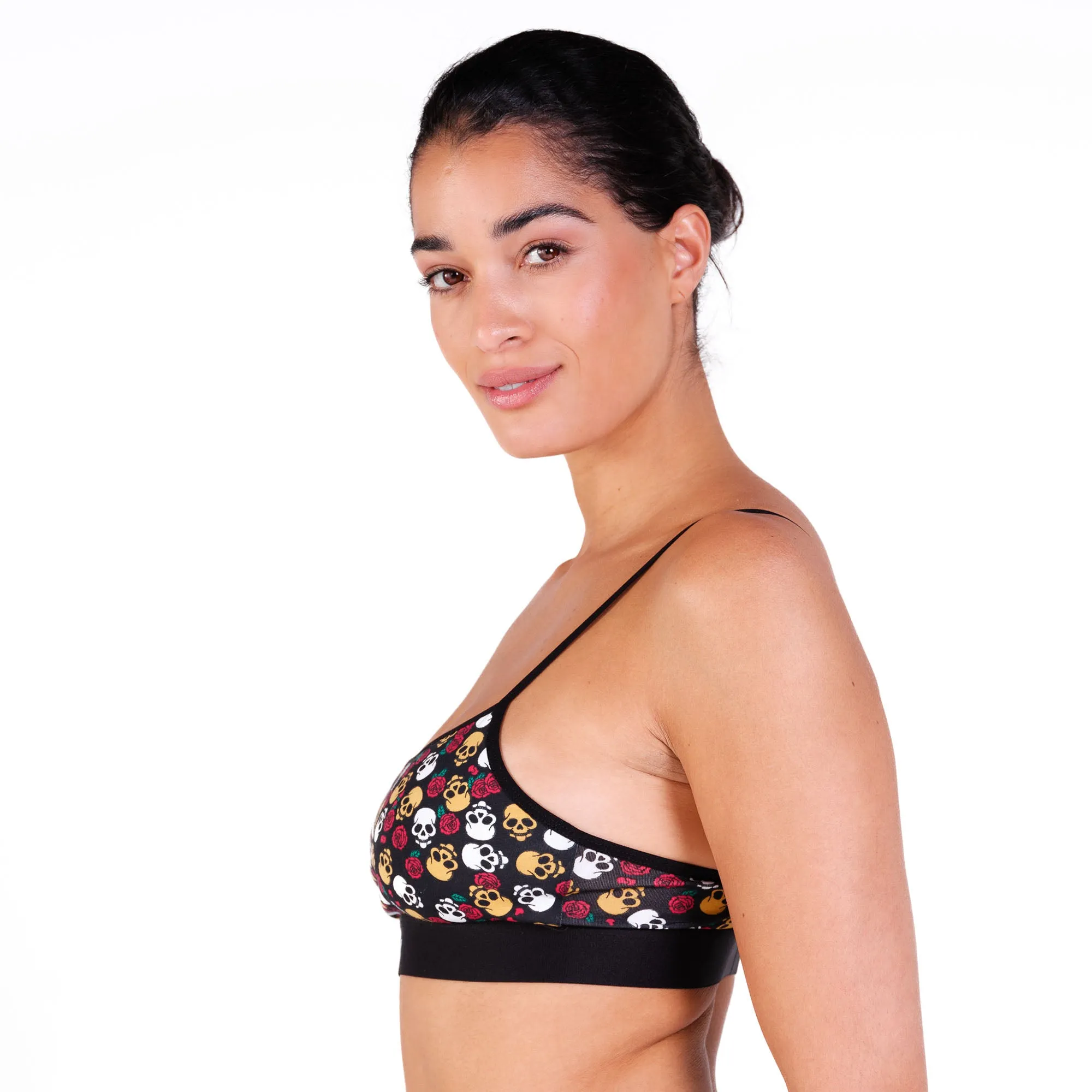 Halloween Skull Bra & String Bundle