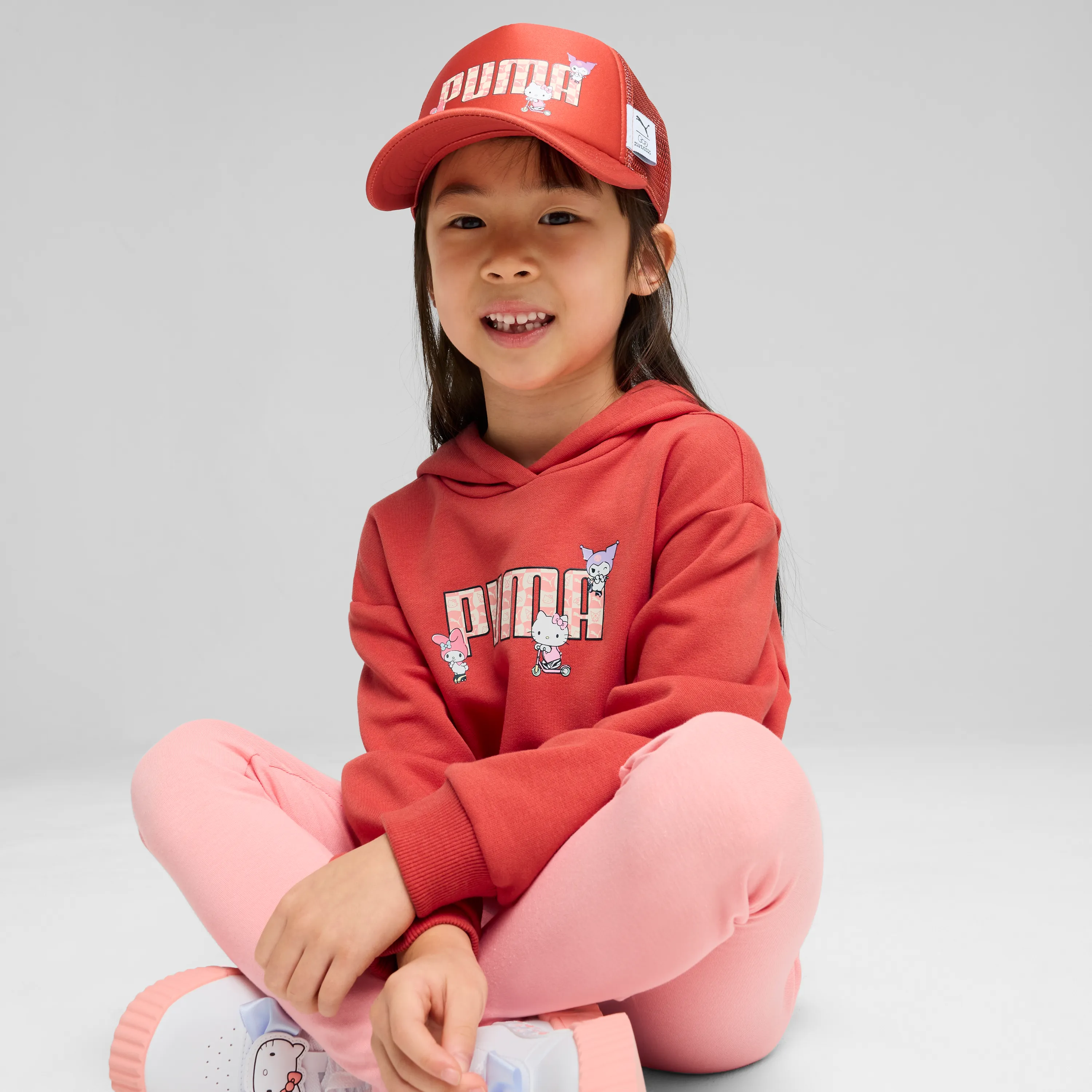 Hello Kitty and Friends x PUMA Kids Trucker Hat (Red Fire)