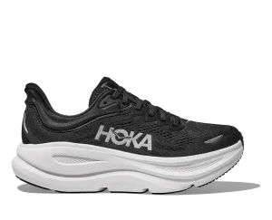 Hoka Bondi 9 Black White Wide Women's