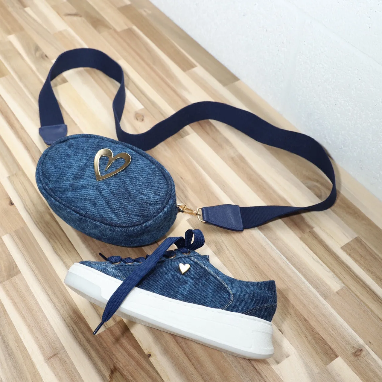 Krista Sneakers - Denim [ No Return - No Exchange]