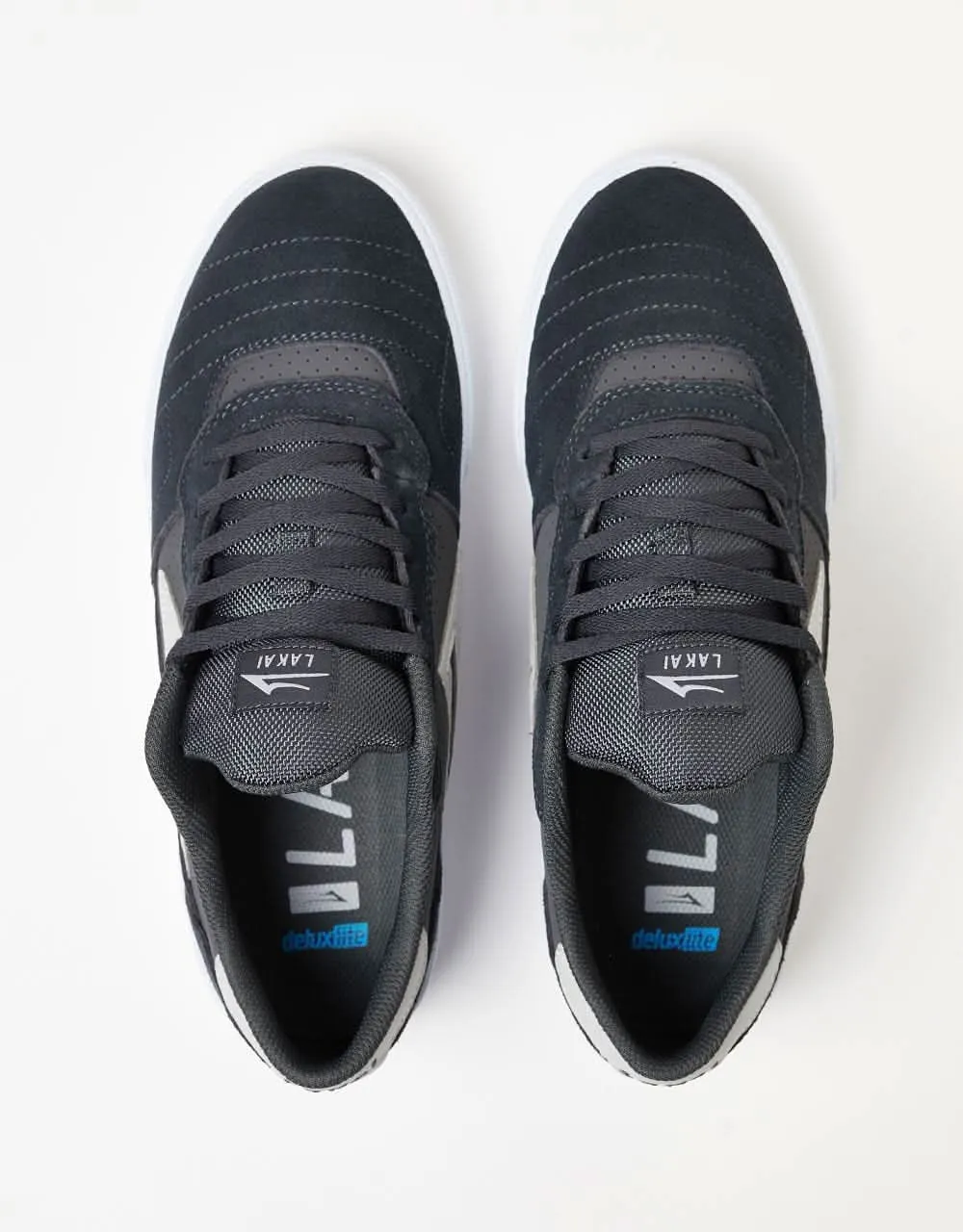 Lakai Cambridge Skate Shoes - Charcoal Suede