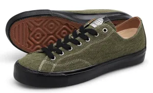 Last Resort AB VM 003 LO Canvas Skate Shoe in Green and Black
