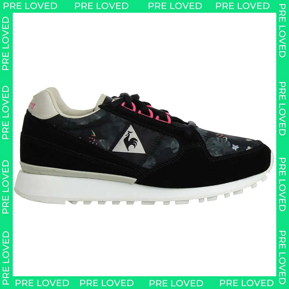 Le Coq Sportif Eclat Winter Floral Womens Black Trainers NO BOX
