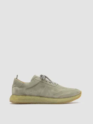 LEGEND 001 - Green Suede Low Top Sneakers