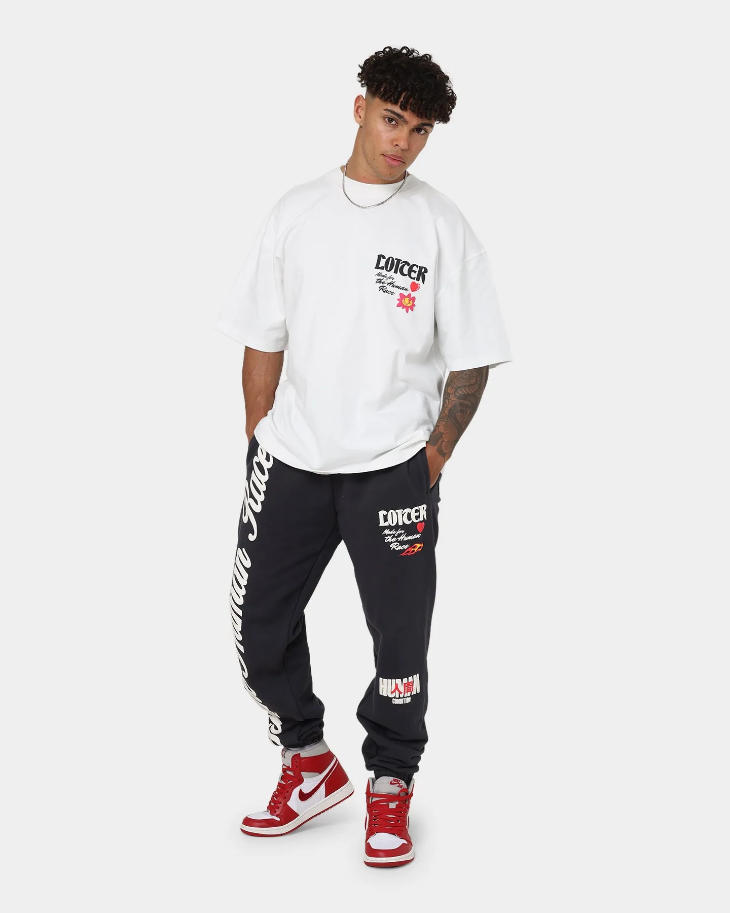 Loiter Speedrunner Track Pants Charcoal