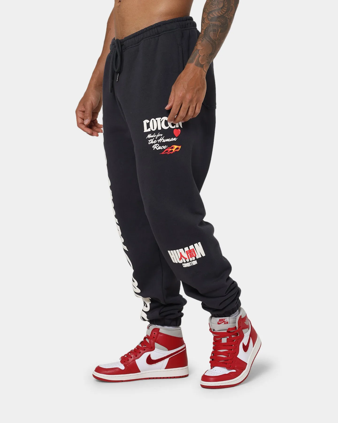 Loiter Speedrunner Track Pants Charcoal