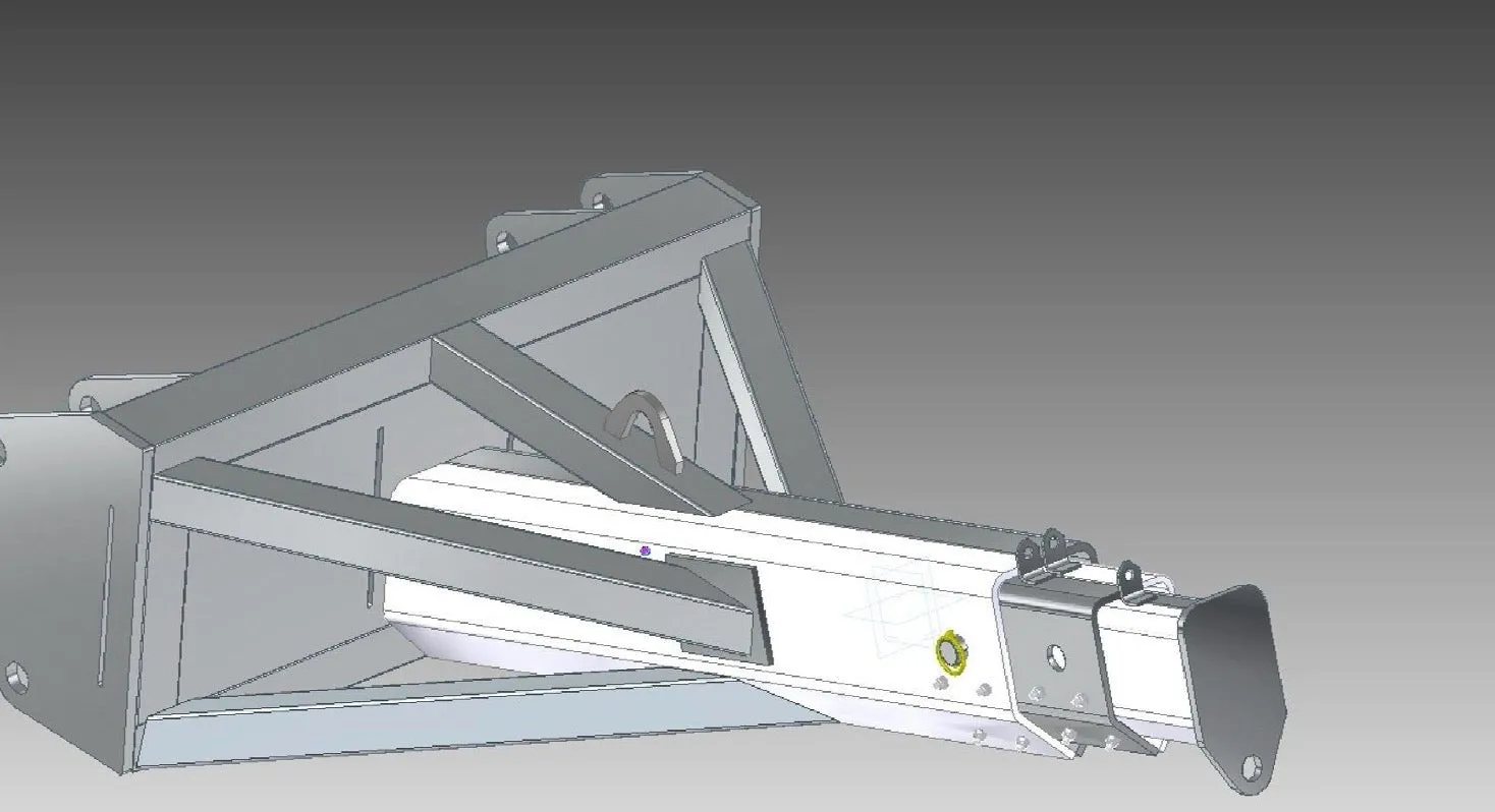 Mazio Telescopic Arm | Reach Up-to 6 Meters | Mechanical & Hydraulic Operation | For Skid Steer