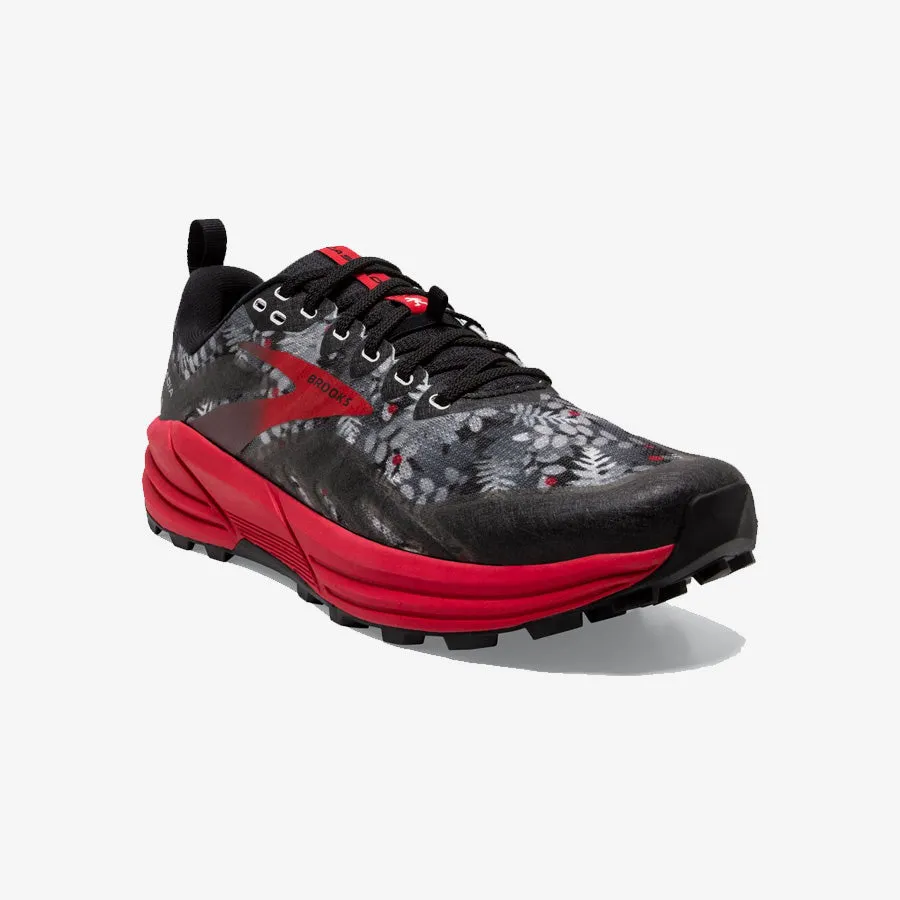 Men's Cascadia 16 (Black/Grey/Red)