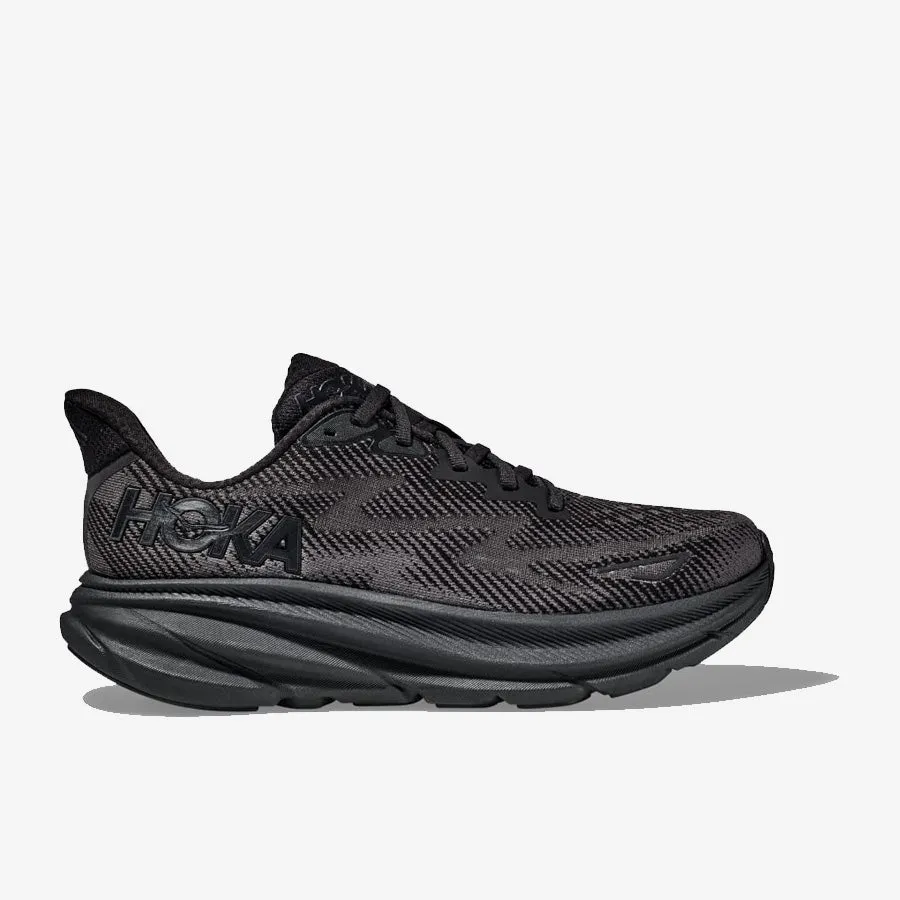 Men's Clifton 9 (Black/Black)
