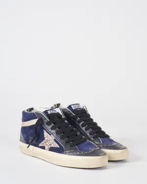 mid star suede glitter star leather spur