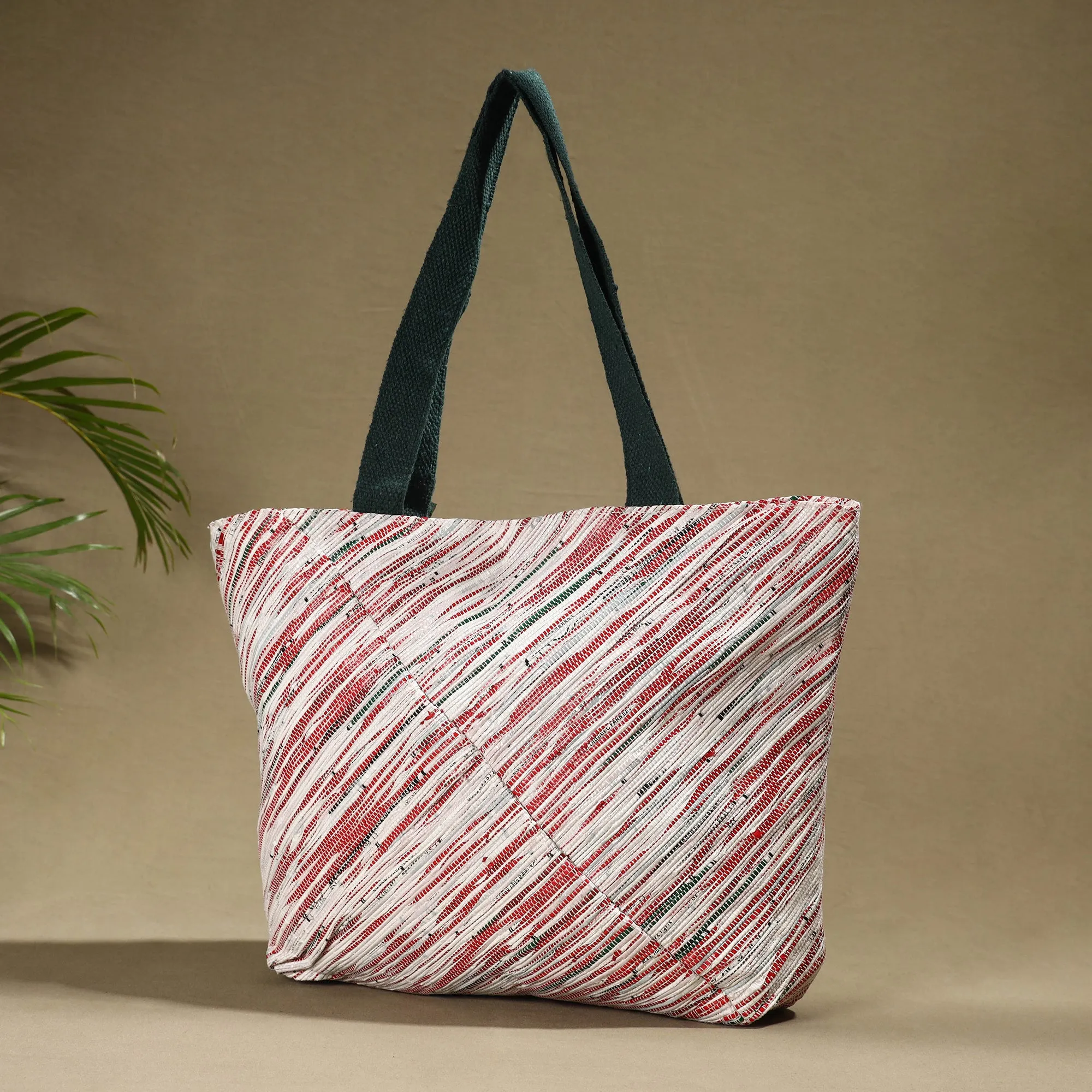 Multicolor - Upcycled Woven Handcrafted Shoulder Bag by Ecokaari
