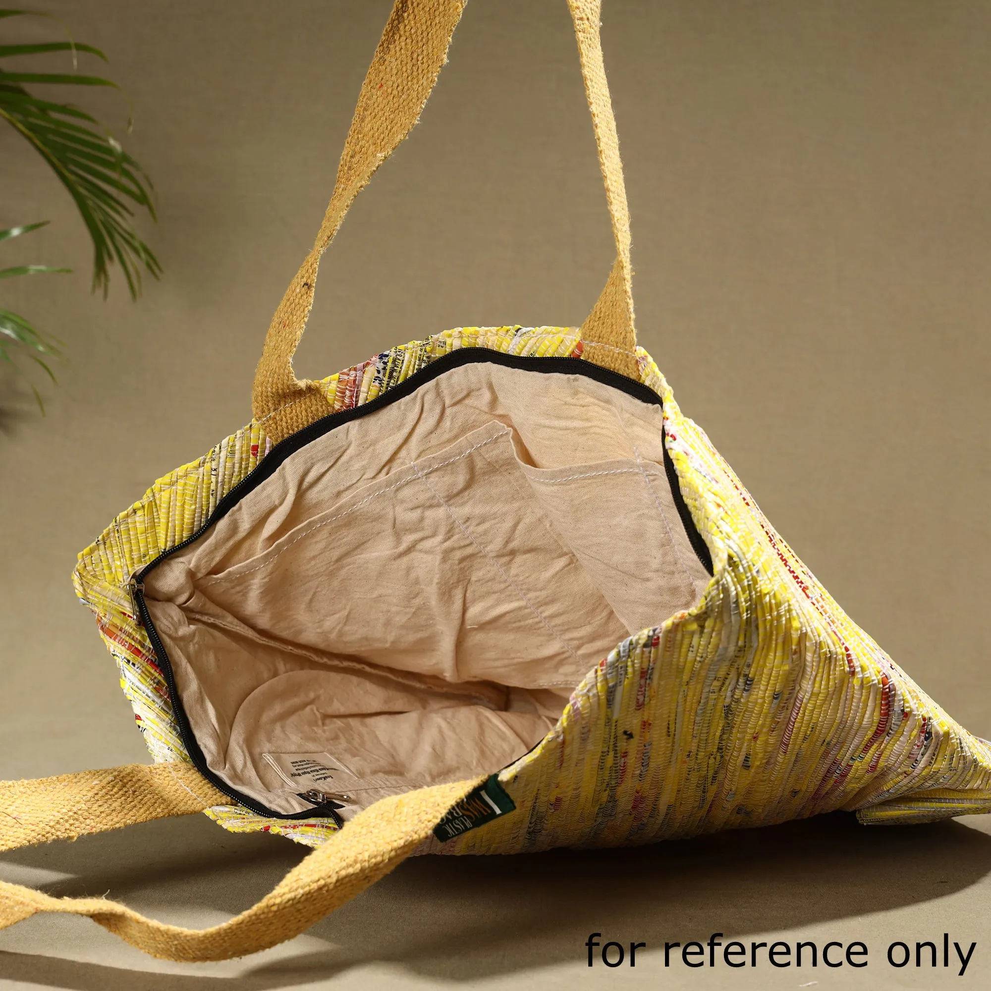 Multicolor - Upcycled Woven Handcrafted Shoulder Bag by Ecokaari