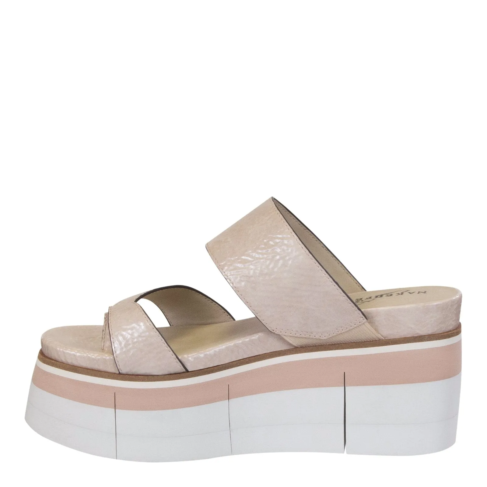 Naked Feet: Flux in ROSETTE Wedge Sandals