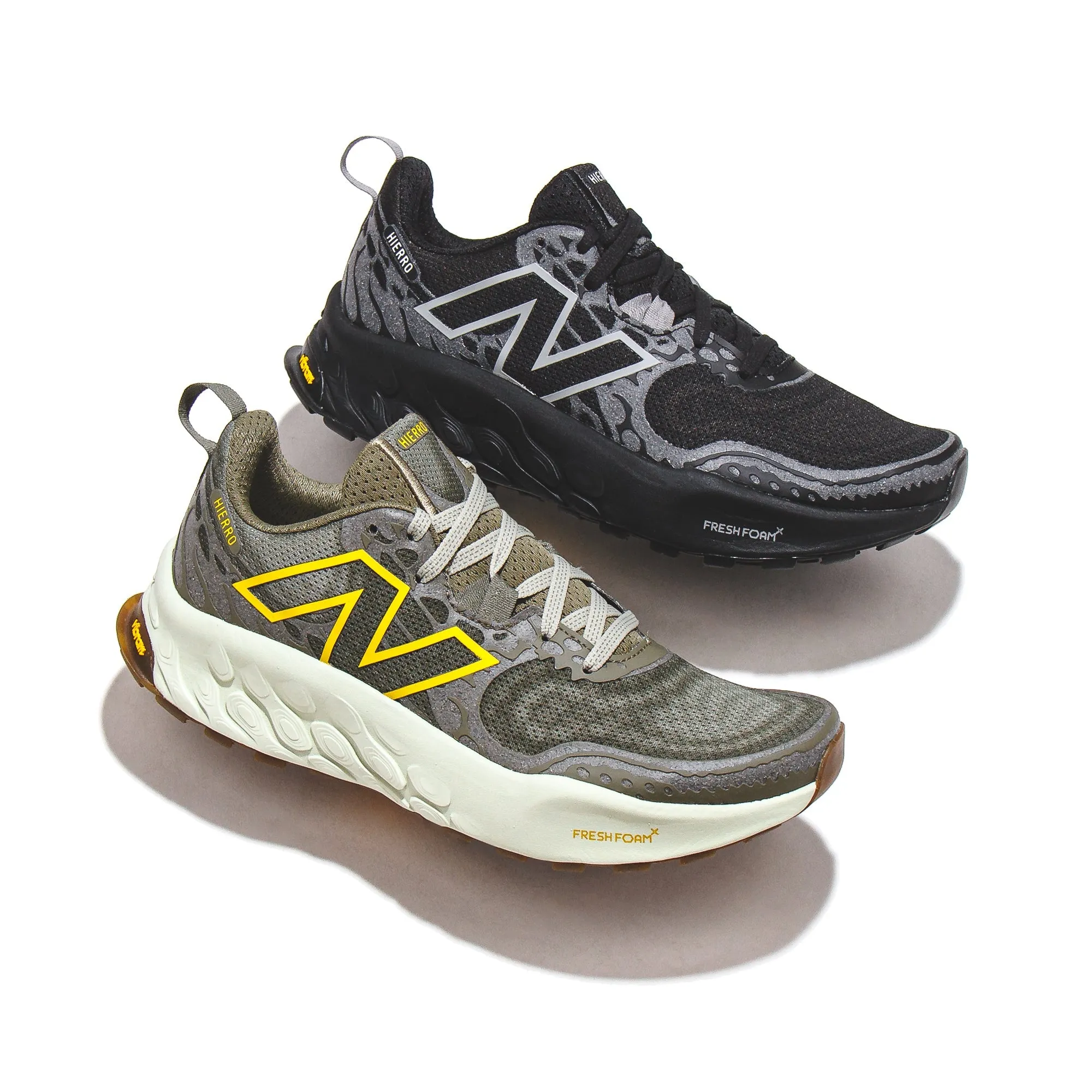 New Balance Men Wide Fresh Foam X Hierro v8 Black MTHIERK8-WIDE
