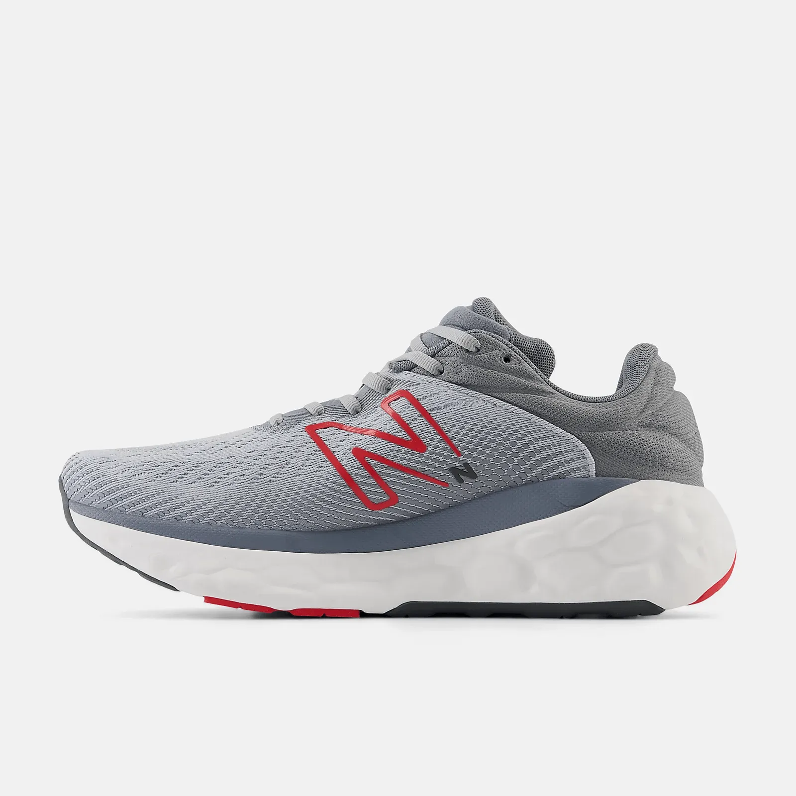 New Balance Men's Fresh Foam x 840 Walking Shoes- Grey/Red