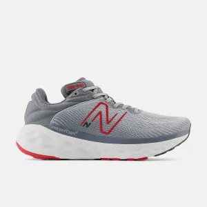 New Balance Men's Fresh Foam x 840 Walking Shoes- Grey/Red