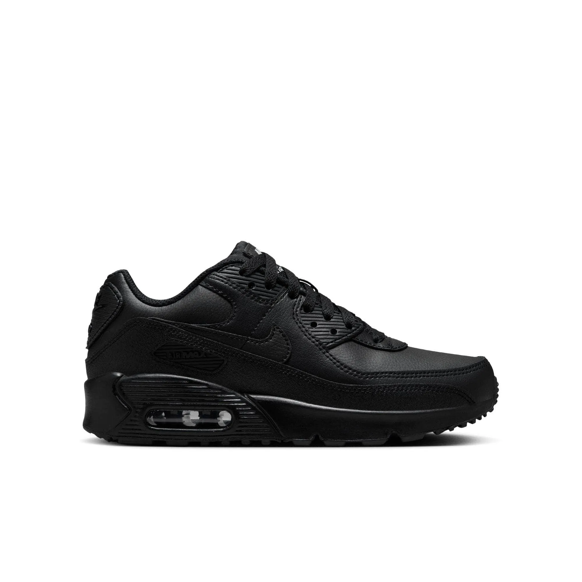 Nike Air Max 90 "Triple Black" - Boy's GS