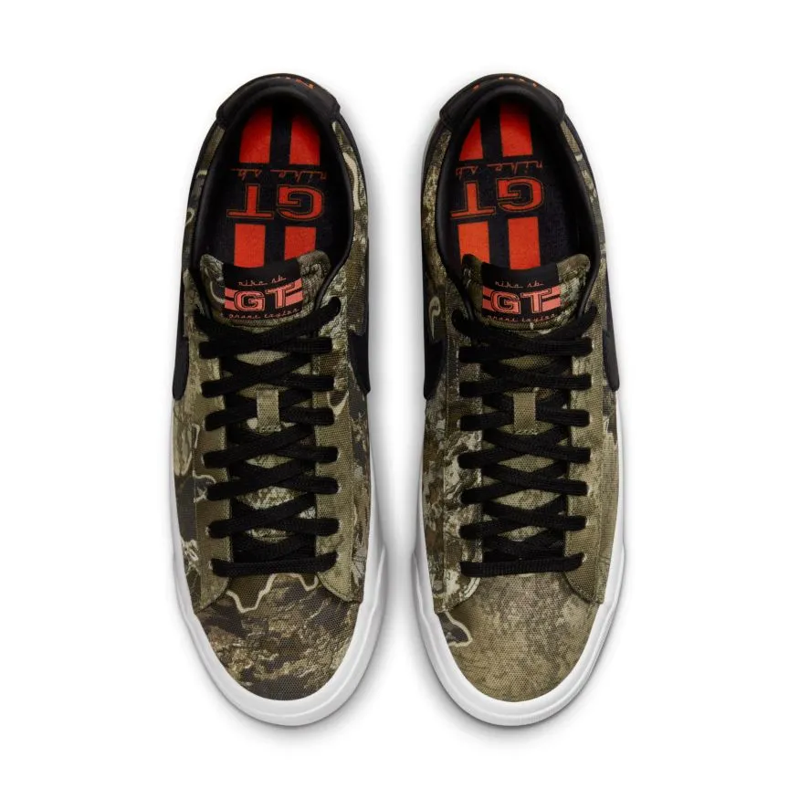NIKE SB BLAZER LOW PRO GT PREMIUM - BLACK/SAFETY ORANGE-BLACK-PHOTON DUST