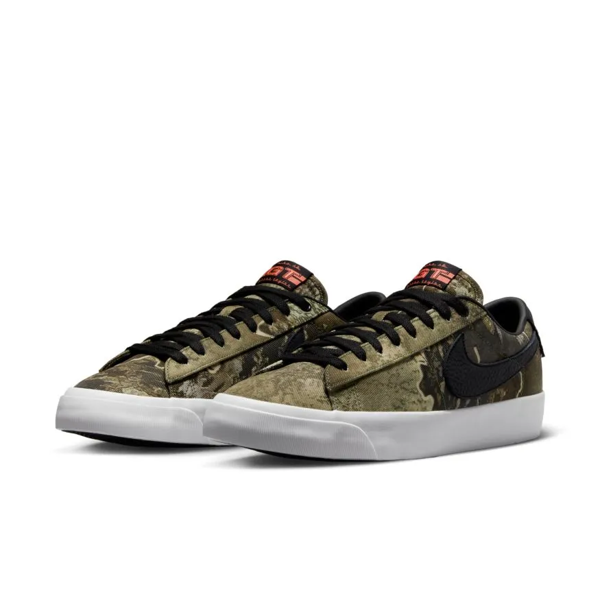 NIKE SB BLAZER LOW PRO GT PREMIUM - BLACK/SAFETY ORANGE-BLACK-PHOTON DUST
