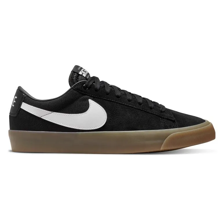 Nike SB Blazer Low Pro GT Skateboard Shoe - Black/White-Black-White