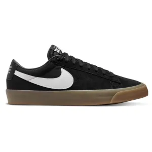 Nike SB Blazer Low Pro GT Skateboard Shoe - Black/White-Black-White
