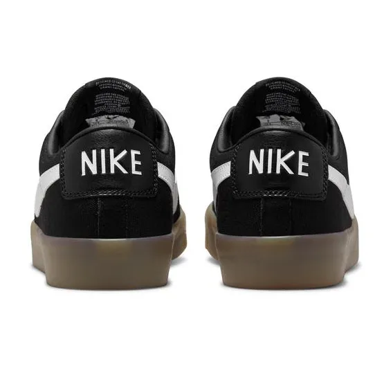Nike SB Blazer Low Pro GT Skateboard Shoe - Black/White-Black-White