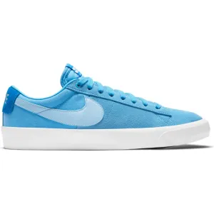 Nike SB Blazer Low Pro GT Skateboard Shoe - Coast/Psychic Blue-Signal Blue-White
