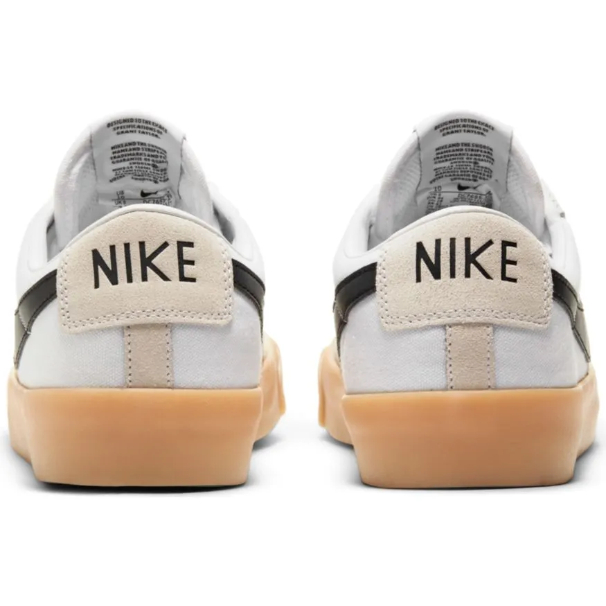 Nike SB Blazer Low Pro GT Skateboard Shoe - White/Black-White-White