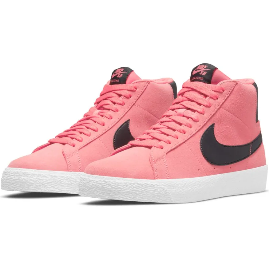 Nike SB Blazer Mid Skate Shoe - Pink Salt/Black-Pink Salt-White