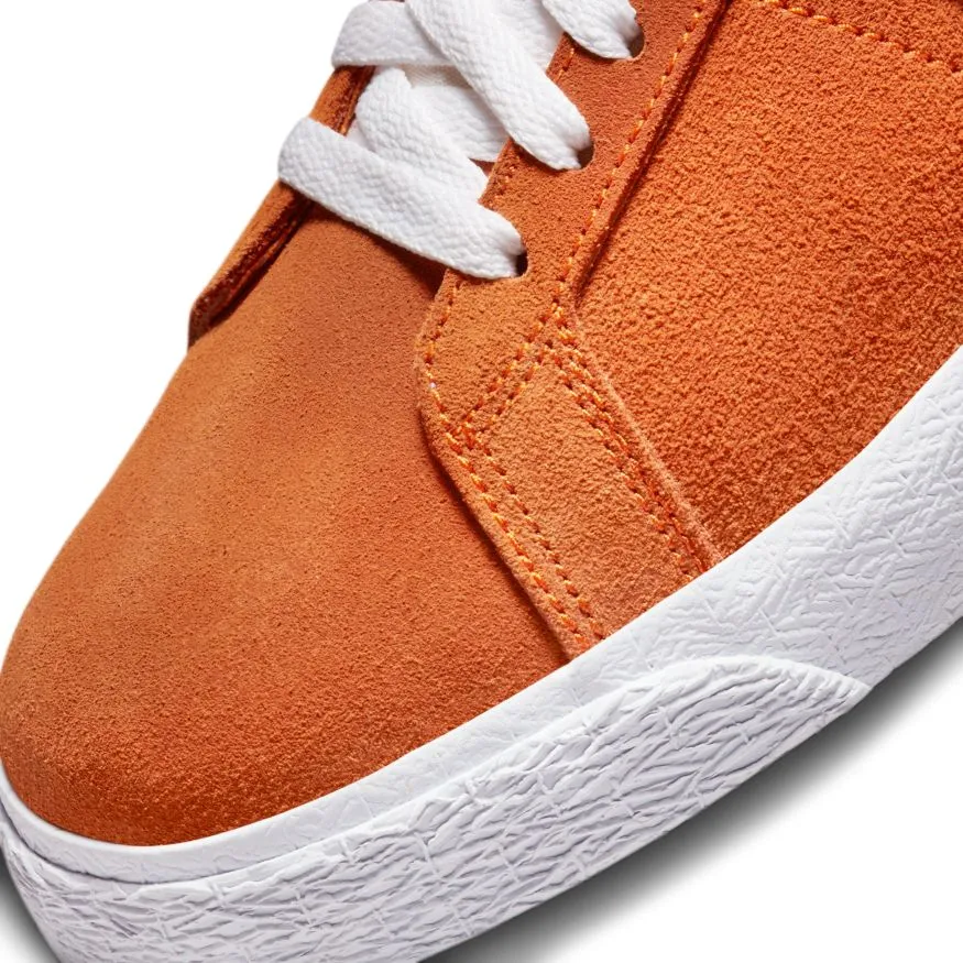 Nike SB Blazer Mid Skate Shoe - Safety Orange/White-Safety Orange-White