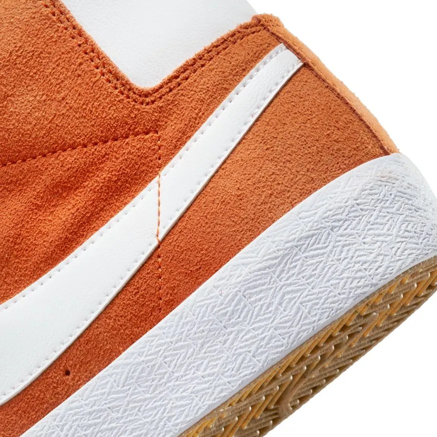 Nike SB Blazer Mid Skate Shoe - Safety Orange/White-Safety Orange-White