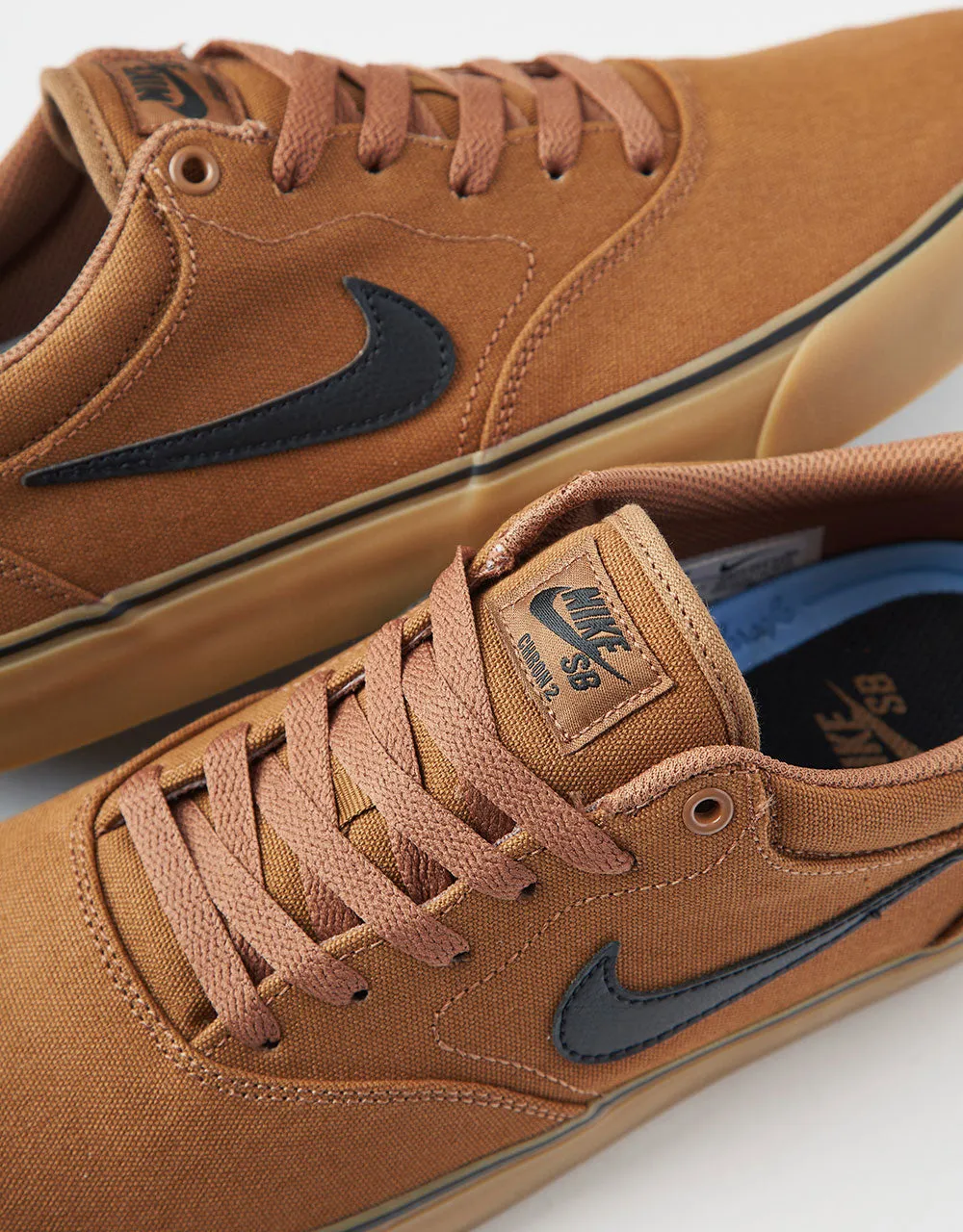 Nike SB Chron 2 Canvas Skate Shoes - Ale Brown/Black-Ale Brown