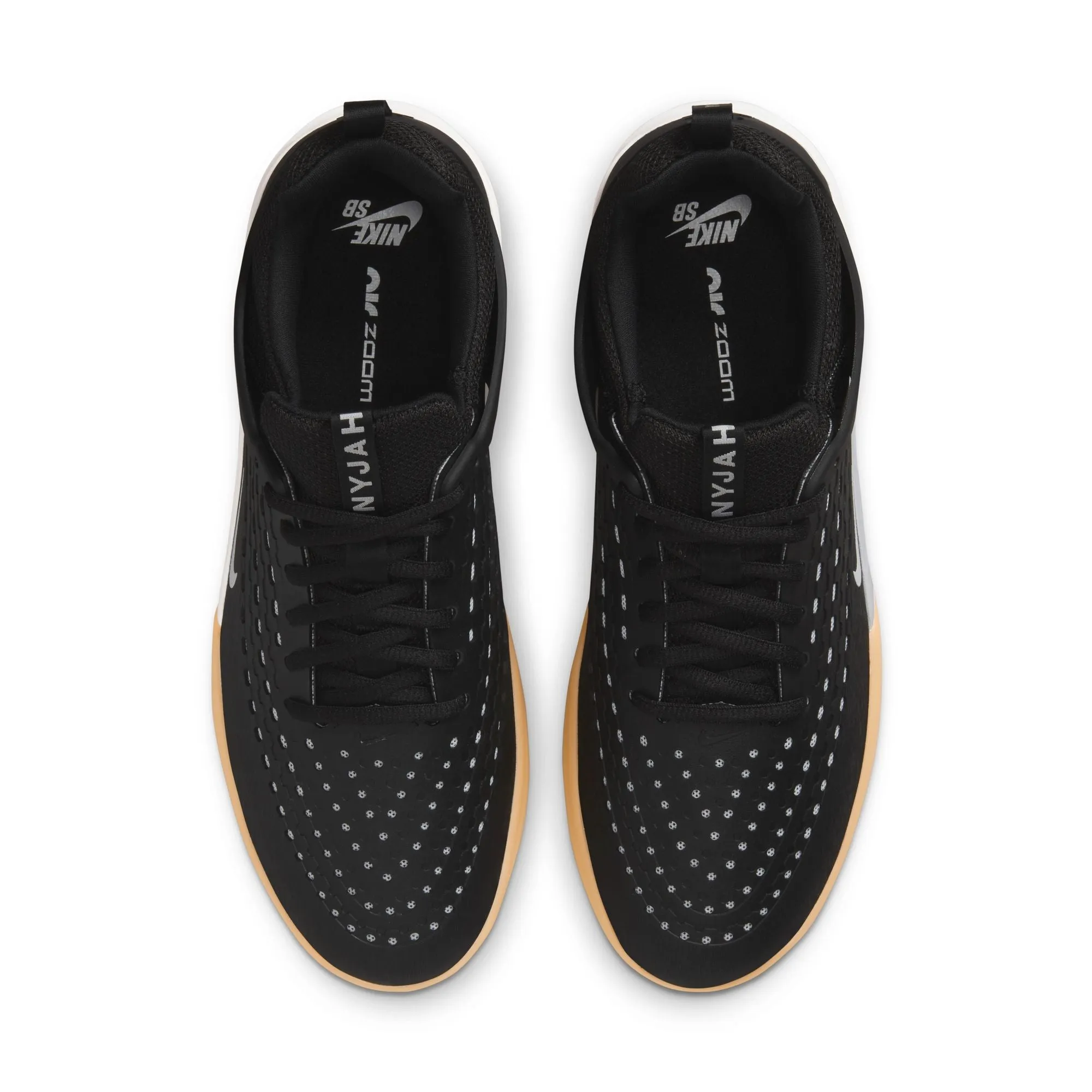 Nike SB Nyjah 3 Skateboard Shoe - Black/White-Black-White