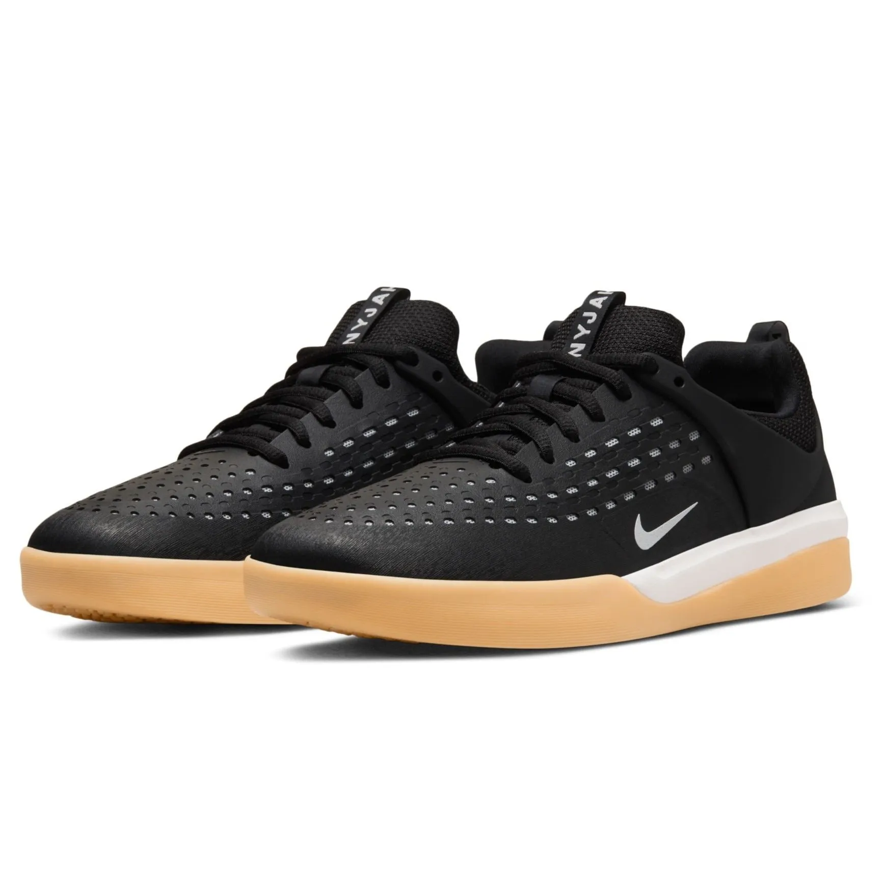 Nike SB Nyjah 3 Skateboard Shoe - Black/White-Black-White